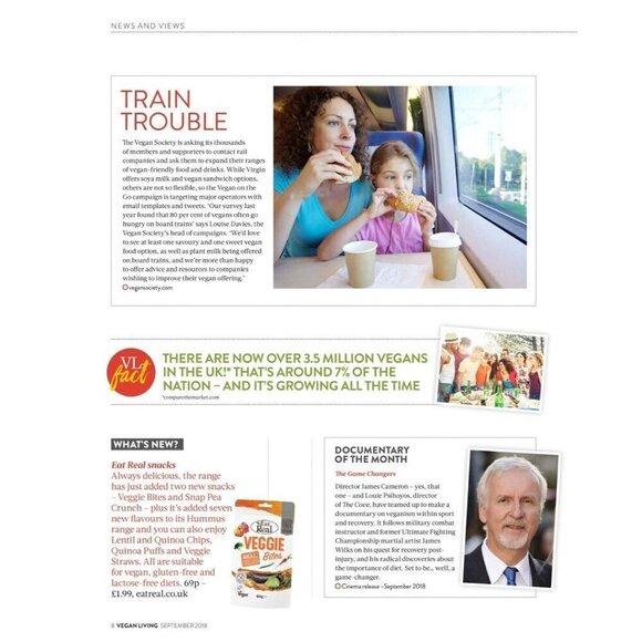 Vegan Living UK magazine Lifestyle Retired Back Issue 22 SEPTEMBER 2018 NEW - Picture 8 of 9